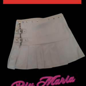 pollera c/ tablitas ecocuero