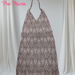 Vestido con brillo tienda online piu maria
