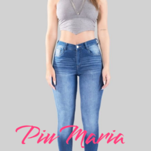 jeans chupin TIRO ALTO DENIM ELASTIZADO tienda online piu maria