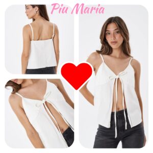 TOP BLANCO PARA ATAR - AMBAR TIENDA PIU MARIA LA PLATA
