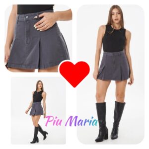 POLLERA TABLEADA - RINO TIENDA PIU MARIA 2215113402