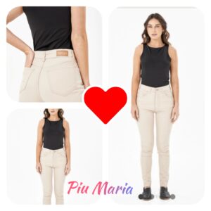 SKiNNY ELASTIZADO BEIGE - GRANAT TIENDA PIU MARIA STORE 2215113402