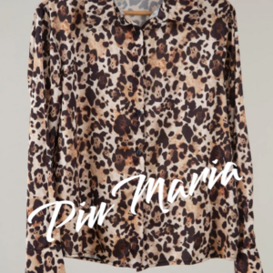 CAMISA DE SEDA LISA / ESTAMPADA ANIMAL PRINT TIENDA ONLINE PIU MARIA