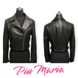 CAMPERA ECOCUERO SOLAPA CORTA PIU MARIA STORE