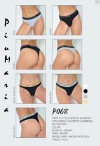 PACK X 2 COLALESS de ALGODON CON LYCRAPIU MARIA 2215113402