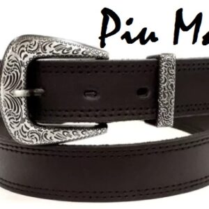 CINTO CON HEBILLA Y MOLDURA DE CUERO 30mm.