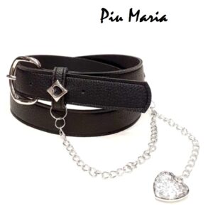 CINTO CLASICO CON CADENA Y DIJE PASE 30mm.