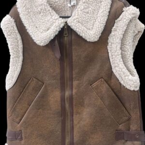 CHALECOS DE GAMUZA Y CORDERITO 