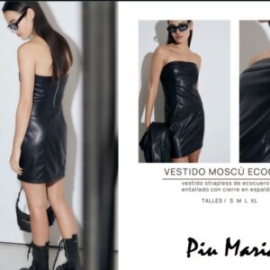 N.26.VESTIDO MOSCU ECOCUERO